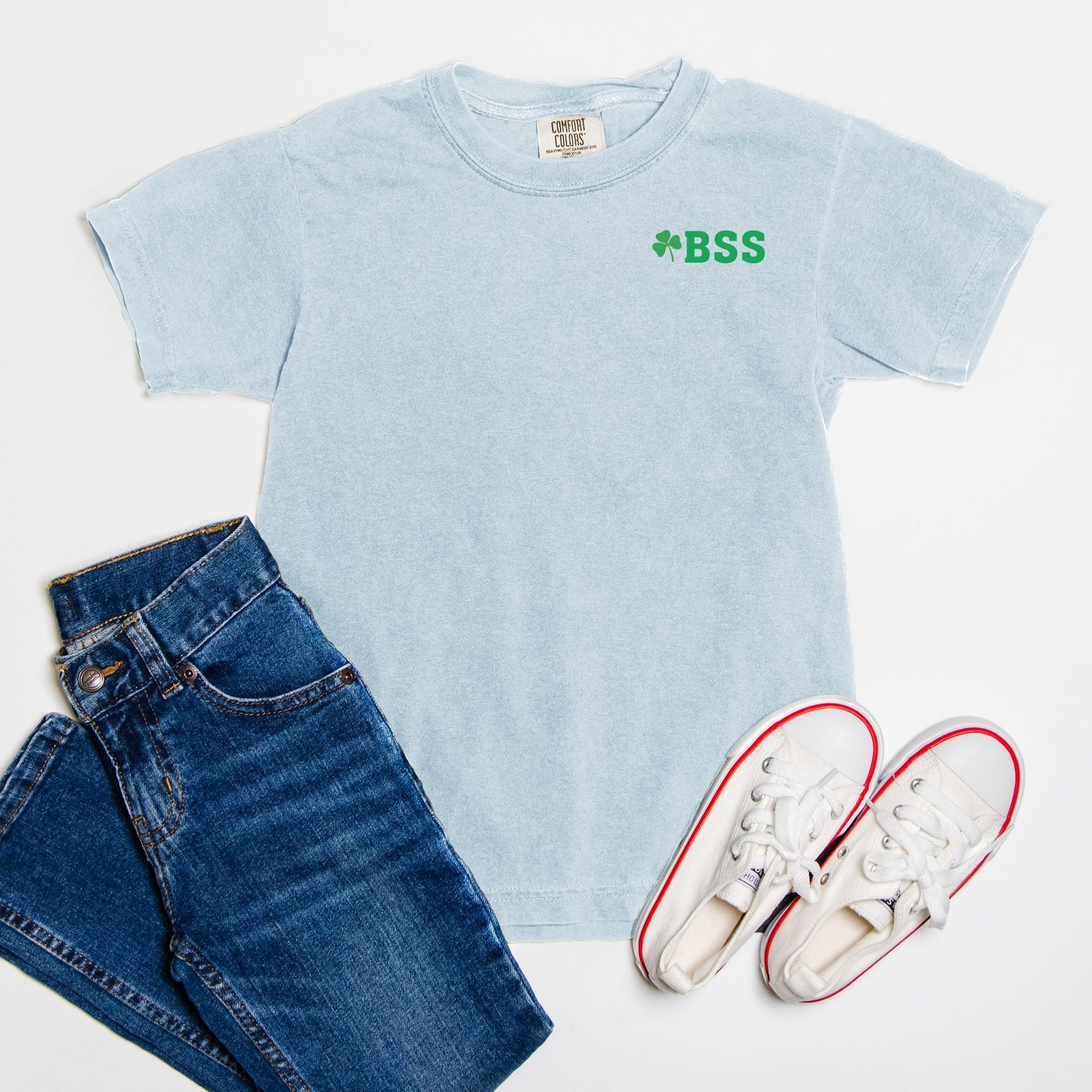 BSS Comfort Color Youth T-shirt, Chambray