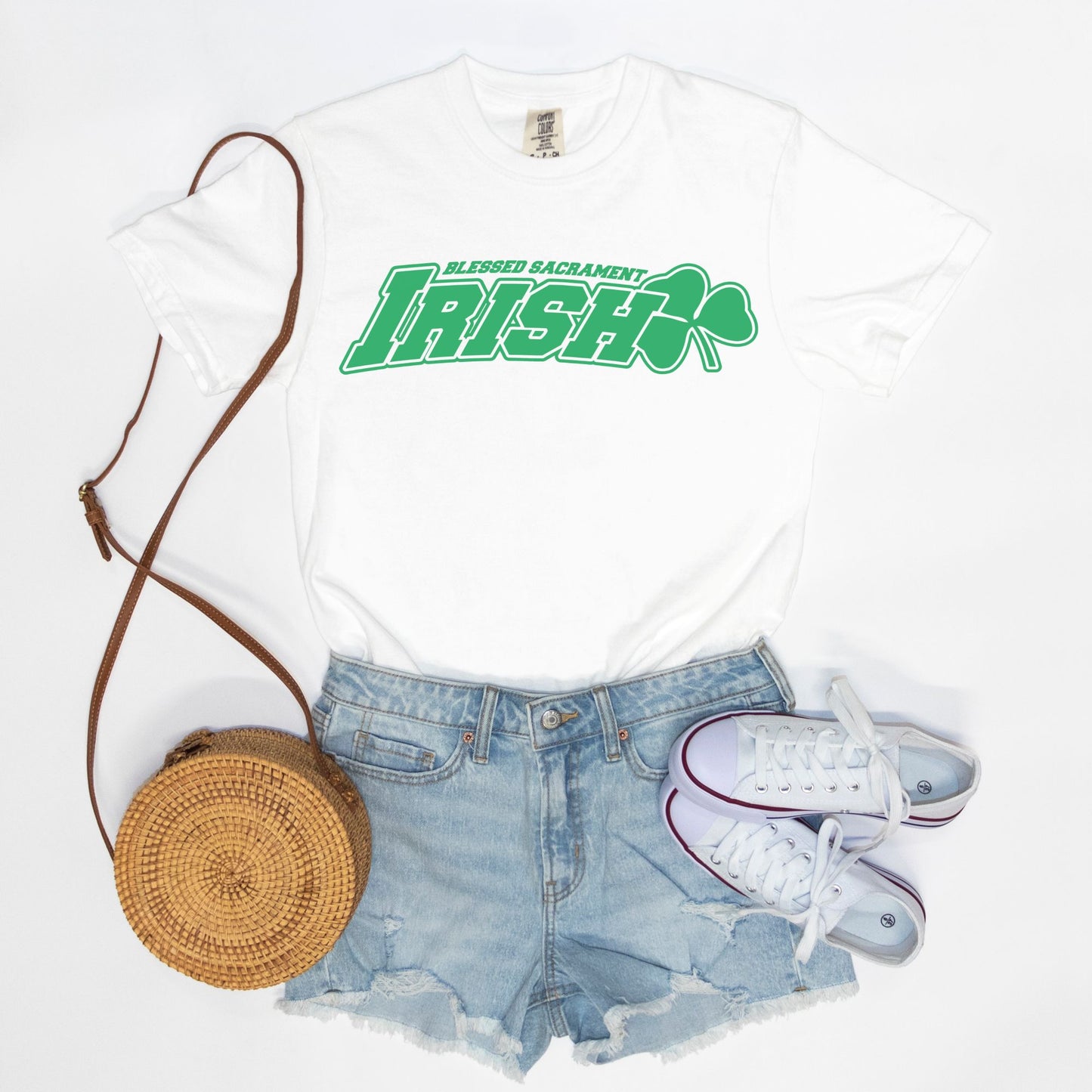 Irish Comfort Colors Adult T-Shirt, White