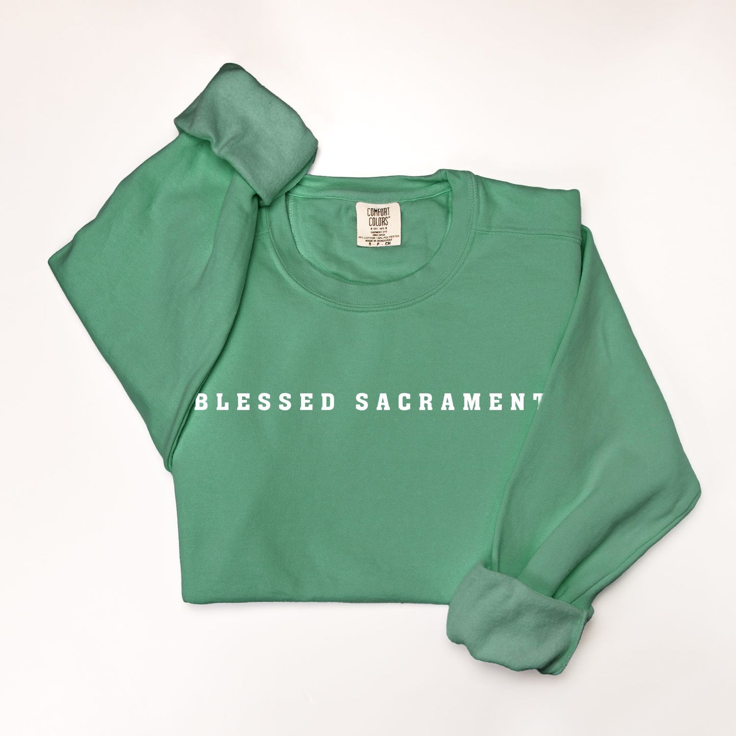 Blessed Sacrament Comfort Color Crewneck 1566