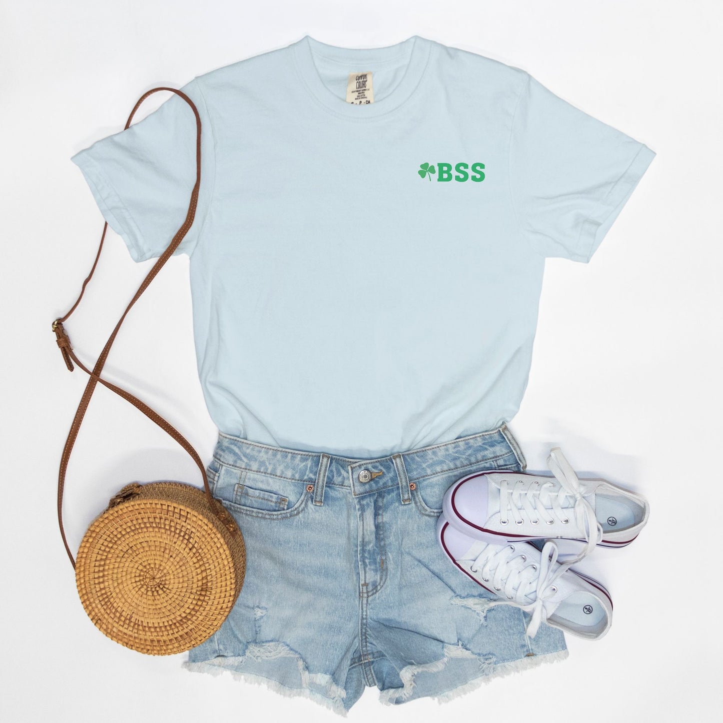 BSS Comfort Colors Adult T-Shirt Chambray