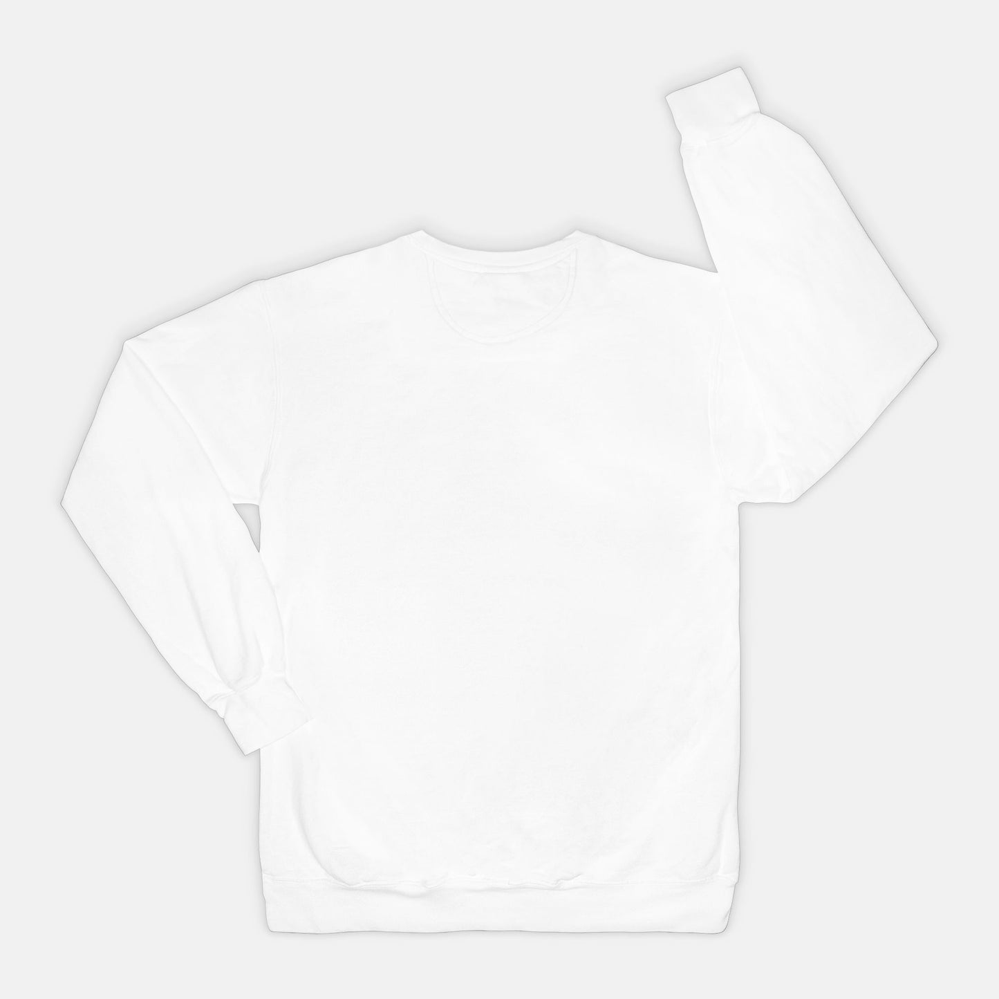 White Two Tone Irish Sweatshirt - Adult