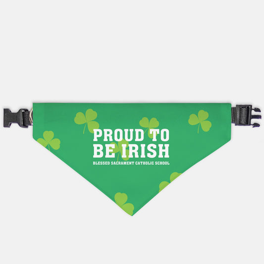 Proud to be Irish Collar Pet Bandana (LG & XL)