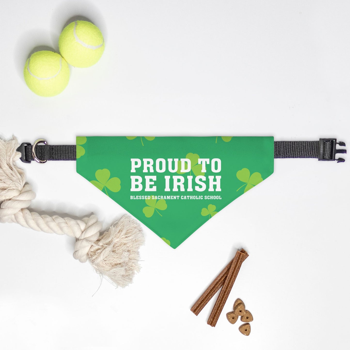 Proud to be Irish Collar Pet Bandana (Sm & Med)