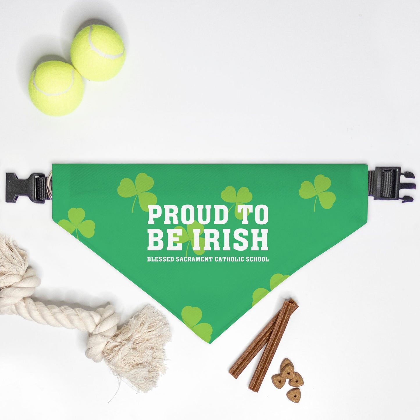 Proud to be Irish Collar Pet Bandana (LG & XL)