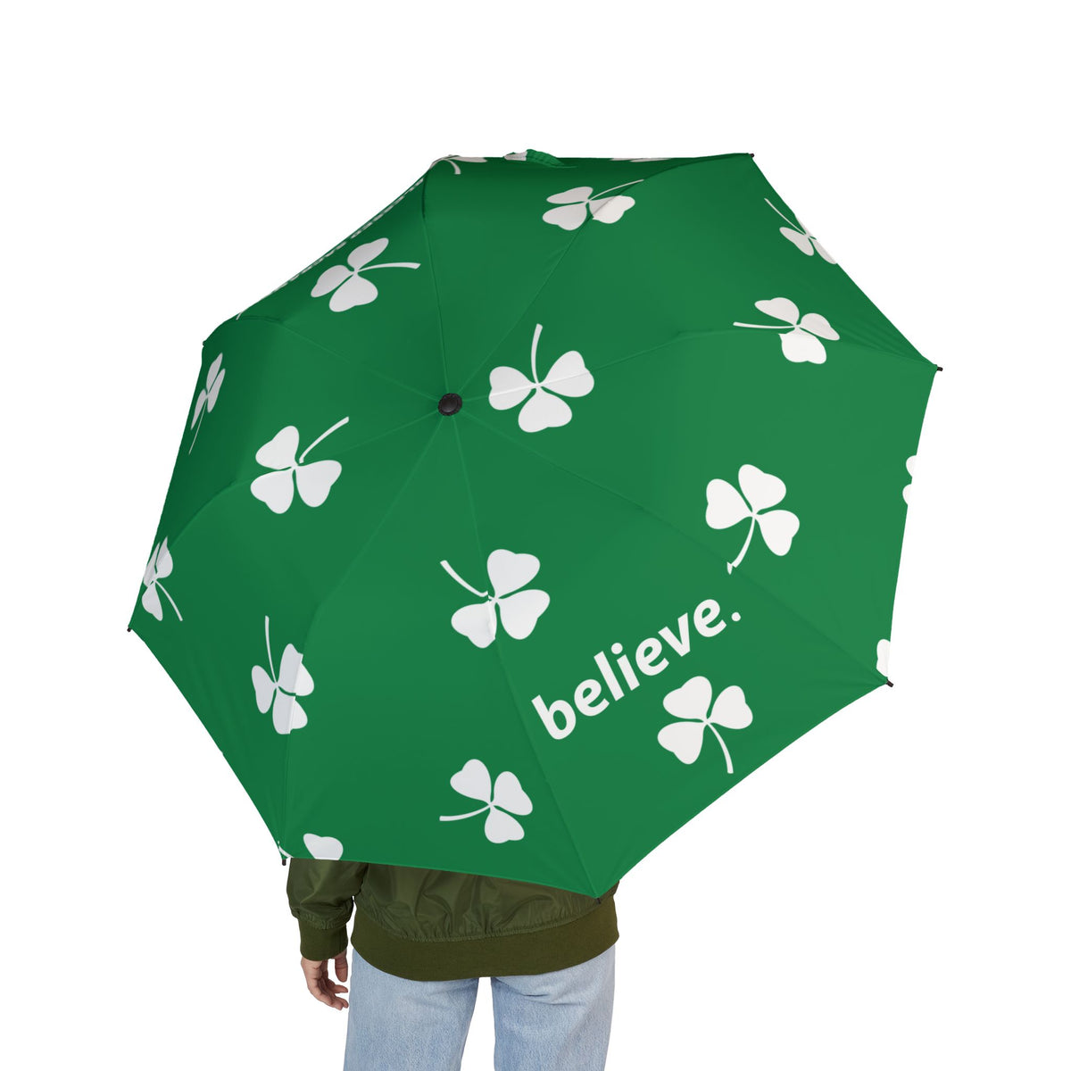 BSS Shamrock Umbrella | Green Foldable Umbrella