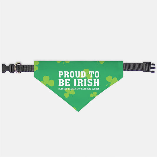 Proud to be Irish Collar Pet Bandana (Sm & Med)
