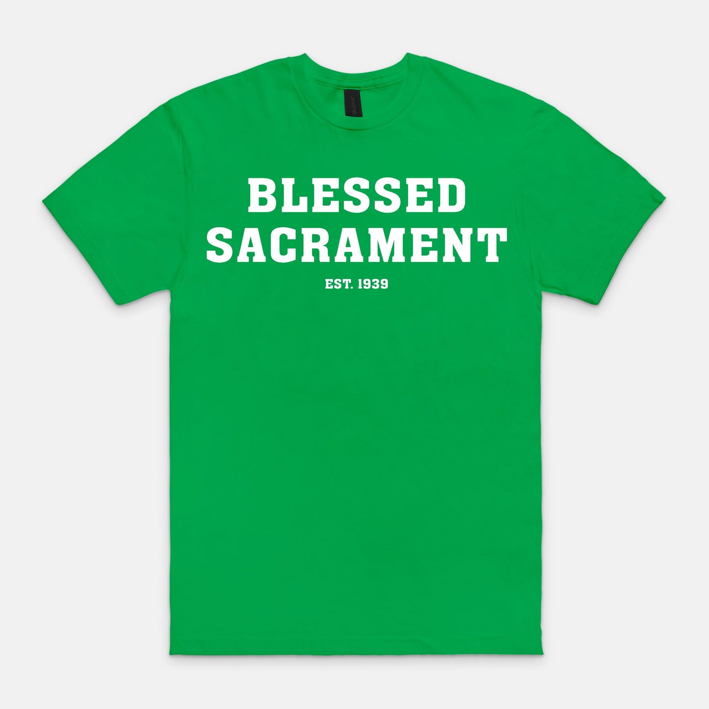 Blessed Sacrament Adult T-Shirt, Green