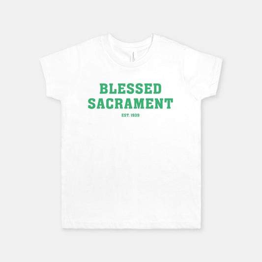 Blessed Sacrament Bella Canvas Youth Unisex Jersey Short Sleeve Tee