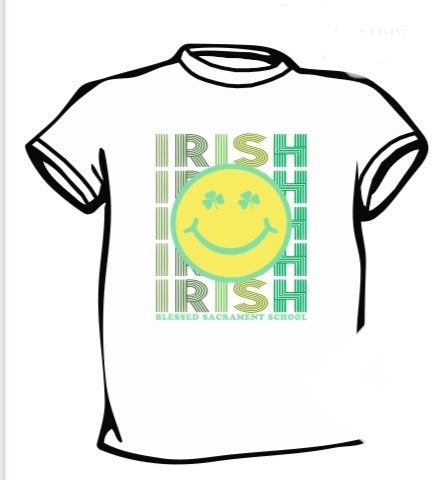 Irish Emoji Short Sleeve T-Shirt